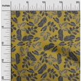 thumbnail image 2 of oneOone Rayon Olive Green Fabric Tropical Line Drawing Leaf Craft Projects Decor Fabric Printed By The Yard 56 Inch Wide, 2 of 5