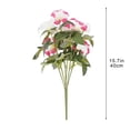thumbnail image 3 of Fasiaou Artificial Flowers for Outdoors, UV Resistant Fake Realistic Flowers with Plastic Plants Spring Decor, Faux Silk Flowers for Outside Window Box Front Porch Planter Decor,C, 3 of 6