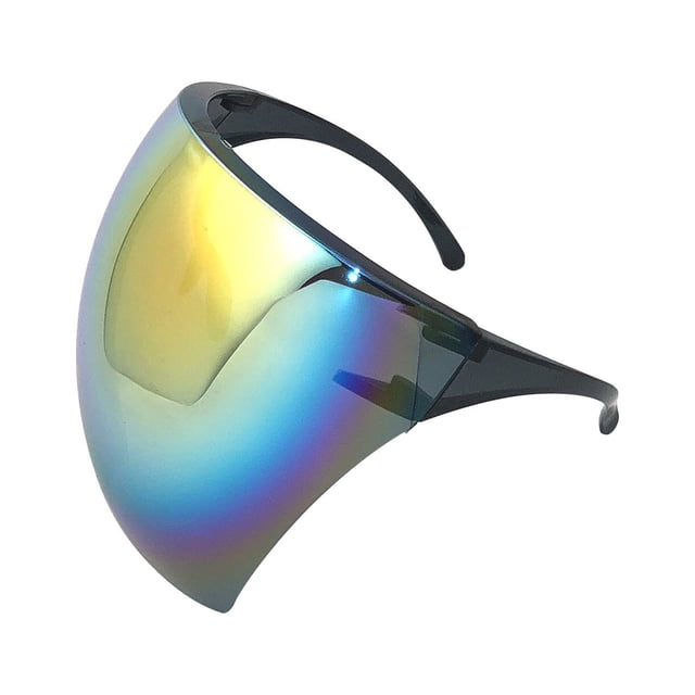 Lunettes de Soleil Protectrices Multicolores Visière Légère Couvre-Visage Intégral 400