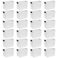 thumbnail image 1 of Sterilite 30 Quart Clear Plastic Storage Bin with White Latch Lid, 24 Pack, 1 of 10