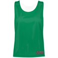 thumbnail image 1 of ASI 9719.340.XL Ladies Mesh Reversible Pinnie Top, Kelly & White - Extra Large, 1 of 1