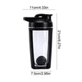 thumbnail image 3 of Jubipavy 1 Handheld Sports Water Cup 500ml Protein Powder Shaking Cup With Water Capacity Scale Mixers Water Cup, 3 of 6
