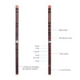 thumbnail image 2 of Labymos E Key Chinese Traditional Instrument Dizi Bitter Bamboo Flute with Chinese Knot for Beginners, 2 of 8