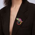 thumbnail image 4 of Pins, Fine Workmanship Brooch  For Festival For Dancing Party For Engagement Green,rose Red,yellow, 4 of 8