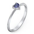 thumbnail image 3 of Heart Birthstone Ring - Blue Sapphire (September), 3 of 6