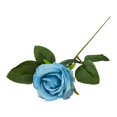 thumbnail image 1 of GROWTH TANK Artificial Flowers Bouquets Silk Fabric Fake Roses For Photography Wedding Party Blue, 1 of 9