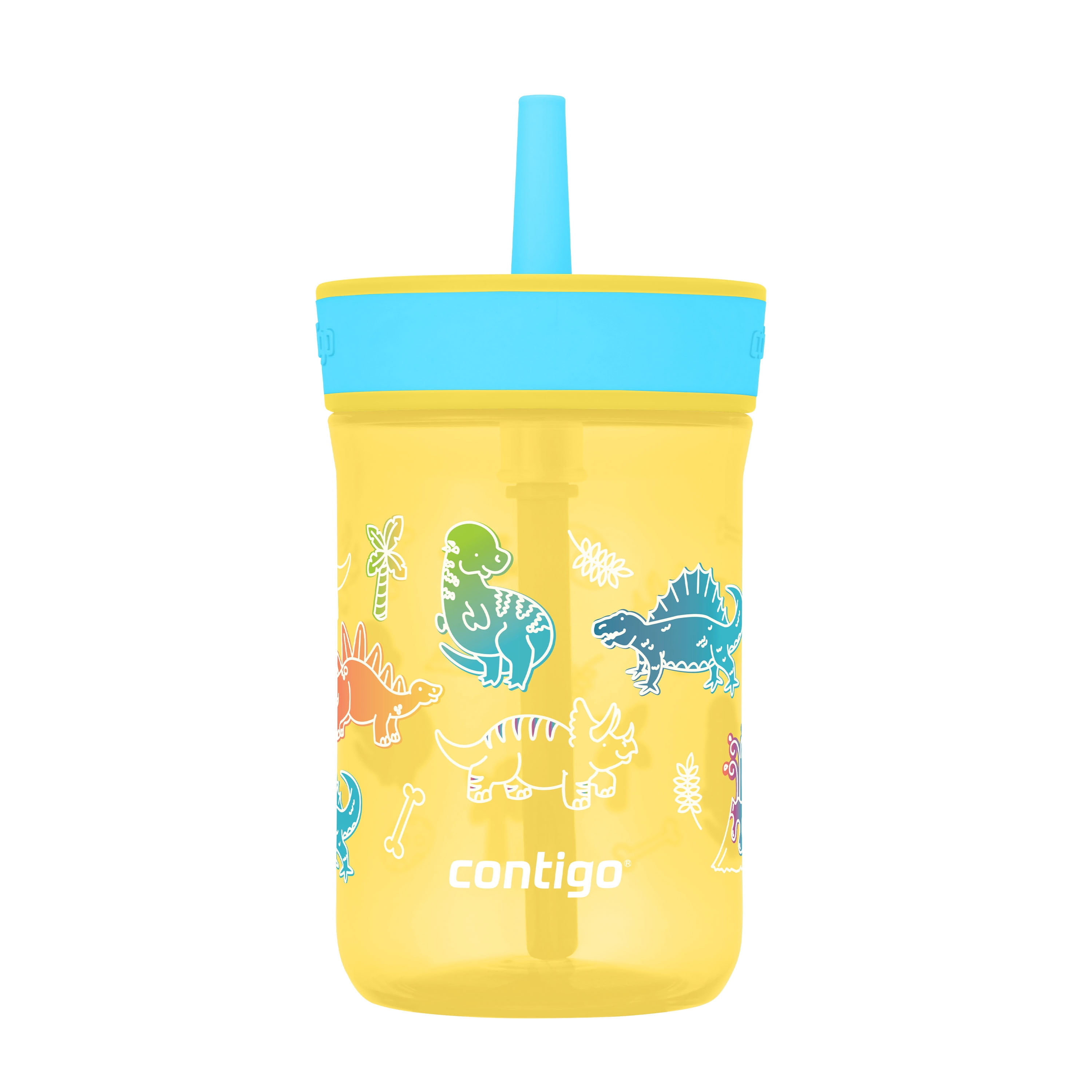 Gobelet antidéversement pour enfants Contigo Leighton avec paille, 414 ml