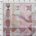 thumbnail image 3 of oneOone Rayon Rose Pink Fabric Check Craft Projects Decor Fabric Printed By The Yard 56 Inch Wide, 3 of 4