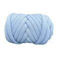 thumbnail image 3 of GUOOL Chunky Yarn 62.3ft Washable Jumbo Tubular Yarn for Macrame Throw Pillow Sky Blue, 3 of 9