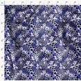 thumbnail image 4 of Soimoi Blue Moss Georgette Fabric Leopard Animal Skin Print Sewing Fabric Yard 42 Inch Wide, 4 of 6