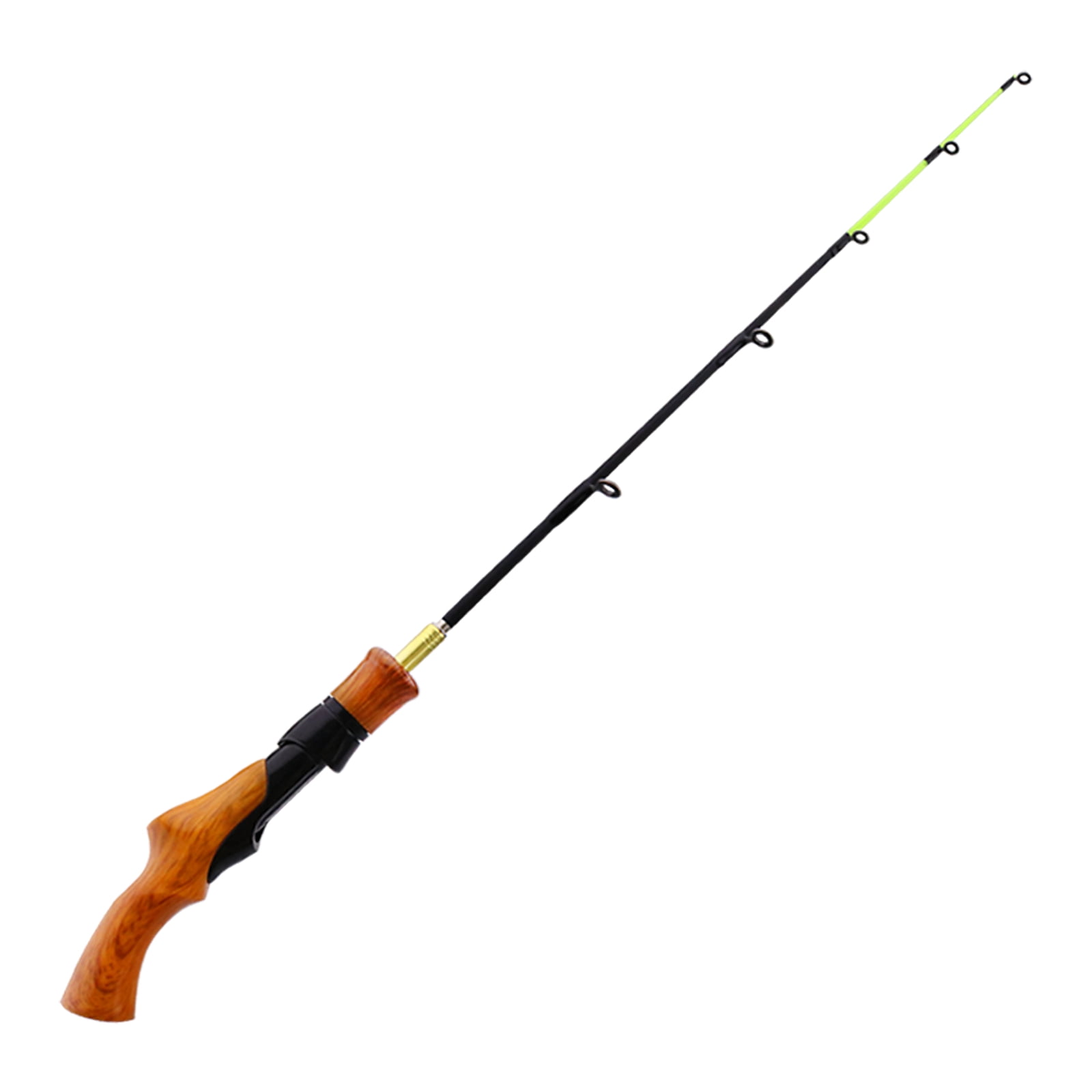 62cm Ice Fishing Rod Portable Lightweight Ice Spinning & Casting Rod Winter Ice Fishing Rod Spinning Casting Ice Fishing Pole Tackle