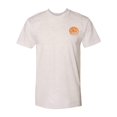 thumbnail image 1 of Circle Pocket Logo Triblend Track T-Shirt - Oatmeal - Orange Logo - X-Large, 1 of 1
