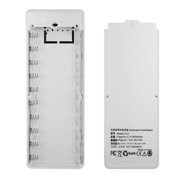 MesaSe LED Digital Display Dual USB Outputs Solderless Power Bank Shell 10x18650 Batteries Portable Charger Case for Smart Phone