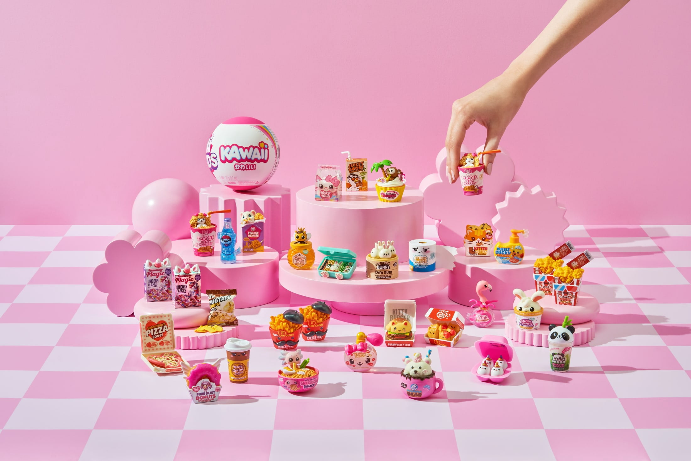 Mini Marques Kawaii Capsule par ZURU - Jouet à collectionner Surprise à déballer pour les enfants de 3 ans et plus