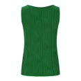 thumbnail image 4 of UPPADA Womens Tank Tops Summer Sleeveless Shirts Ladies Ribbed Wide Shoulder Straps Tees Racerback Tight Slim Fitted Workout Tank Tops Fitted Tops Racer Back Blouses, of Day Sales 2025, 4 of 6