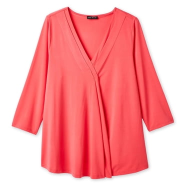 Lane Bryant Women's Plus Pleated Top