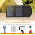 thumbnail image 2 of Labymos Panneau Solaire Pliable 7W Portable Alimentation Solaire Panneau Solaire Panneau de Module Solaire Portable Haut, 2 of 8