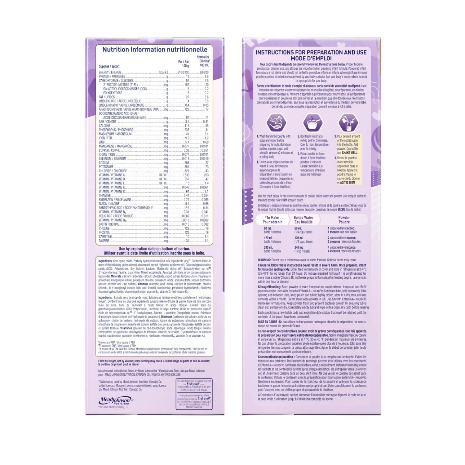 NeuroPro™ Gentlease, Baby Formula, Infant Formula, 0-12 months, Powder Refill 862g