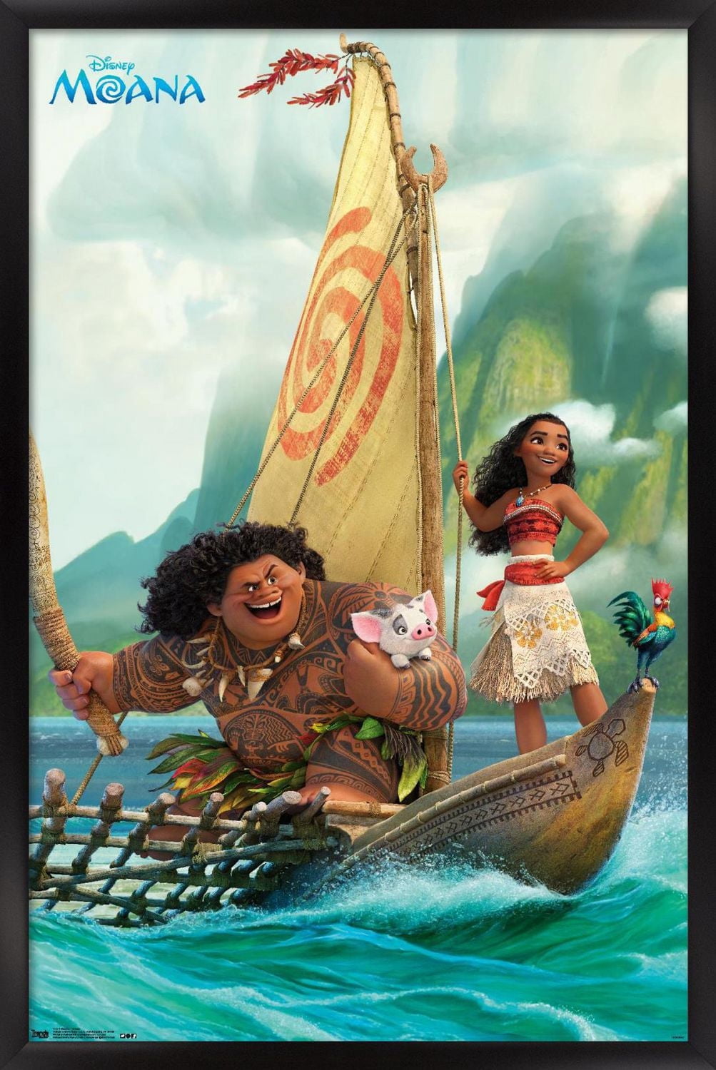 Disney Moana - Group Wall Poster, 22.375" x 34"