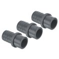 thumbnail image 1 of Unique Bargains UPVC Reducer Pipe Fitting 32mm OD 30mm Barbed, 3 Pack Straight Coupling Adapter Connector, Grey, 1 of 5