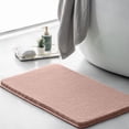 thumbnail image 4 of Boovnll Bathroom Rugs, 16x24" Absorbent Soft Solid Color Thicken Plush Bath Mat, Non-Slip Backing Quickly Drying for Bathroom, Kitchen, Floor, Pool, Toilet Mat, Bath Mats for Bathroom, 4 of 6