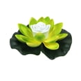 thumbnail image 1 of 18cm Fake Lotus Flower LED Swimming Pool Garden Pond Floating Floral Lamp, 1 of 9