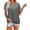 Purple, variant on Meichang Plus Size Linen Shirts for Women Short Sleeve Cotton Linen Tops Loose Casual Crew Neck T Shirts Comfy Lightweight Summer Tops