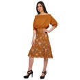 thumbnail image 2 of Moomaya Jupe Imprimée pour Femmes en Poly Spandex Tenue Décontractée Jupe d'Été pour Filles, 2 of 5