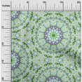 thumbnail image 2 of oneOone Cotton Flex Green Fabric Mandala Sewing Craft Projects Fabric Prints By Yard 40 Inch Wide, 2 of 5