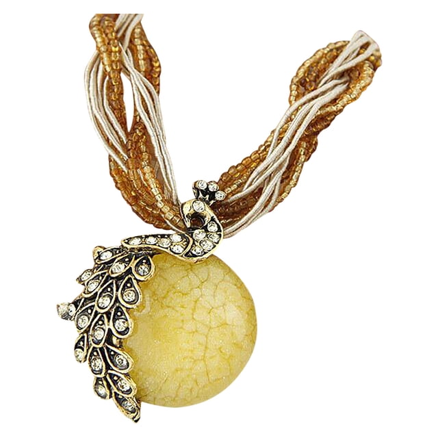 Collier Élégant Bohème à Statement avec Strass Étincelants pour Bijoux de Mode pour Femmes
