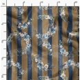 thumbnail image 2 of Soimoi Tissu en Poly Georgette Vert Imprimé Floral Trèfle 1 Yard 52 Pouces de Large, 2 of 6