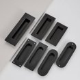 thumbnail image 3 of ZheElen Solid Stainless Steel Cabinet Handle Invisible And Durable More Coordinated Black square open ho, 3 of 6