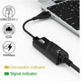 thumbnail image 2 of Adaptateur Ethernet USB 3.0 vers RJ45, Adaptateur Réseau LAN 1000 Mbps, Compatible avec Windows 10/8.1/8/7/Vista/XP, Mac OS 10.6 et Plus, Linux, 2 of 5