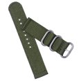 thumbnail image 1 of Shisuyan 18mm Watch Strap Webbing Durable 2-Joint Nylon Watch Band Wristband for Watch Replacement (Army Green), 1 of 8