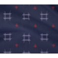 thumbnail image 4 of oneOone Cotton Flex Fabric Check Kasuri Print Fabric BTY 40 Inch Wide, 4 of 4