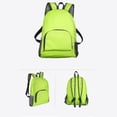 thumbnail image 1 of Uuiauoio Foldable Backpack Minimalist Design Lightweight Student Backpack Zipper Strip Side Mesh Pocket Compact Storage Easy Carry Travel Daypack, 1 of 4