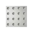 thumbnail image 1 of FASÄDE Easy Installation Dome Brushed Aluminum Wall Panel Sample (12" X 12" Sample), 1 of 1