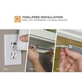 thumbnail image 3 of BLACK+DECKER LEDUC9-3WK LED Under Cabinet Lighting Kit with Motion Sensor, Dimmable for Kitchen, Tool-Free Install, Warm White 2700k, 9" Length, 3-Bars, 3 of 5