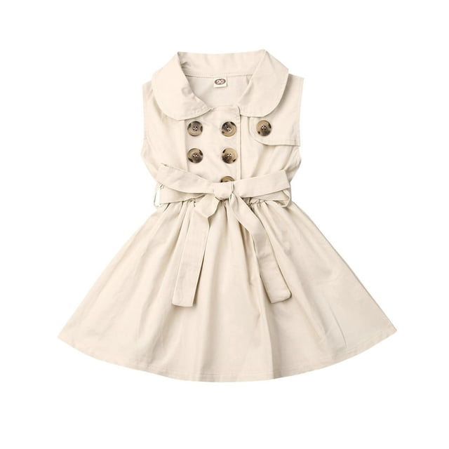 Robe Tutu Sans Manches à Volants pour Tout-Petite Fille, Robe de Princesse pour Fête, Vêtements
