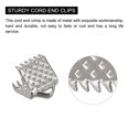 thumbnail image 4 of Unique Bargains 300Pack Ribbon Crimp Clamp Ends 6mm Cord End Clasp for DIY Craft Silver White, 4 of 7