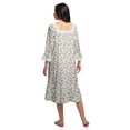 thumbnail image 3 of Moomaya Chemise de Nuit Évasée en Coton pour Femmes, 3 of 6