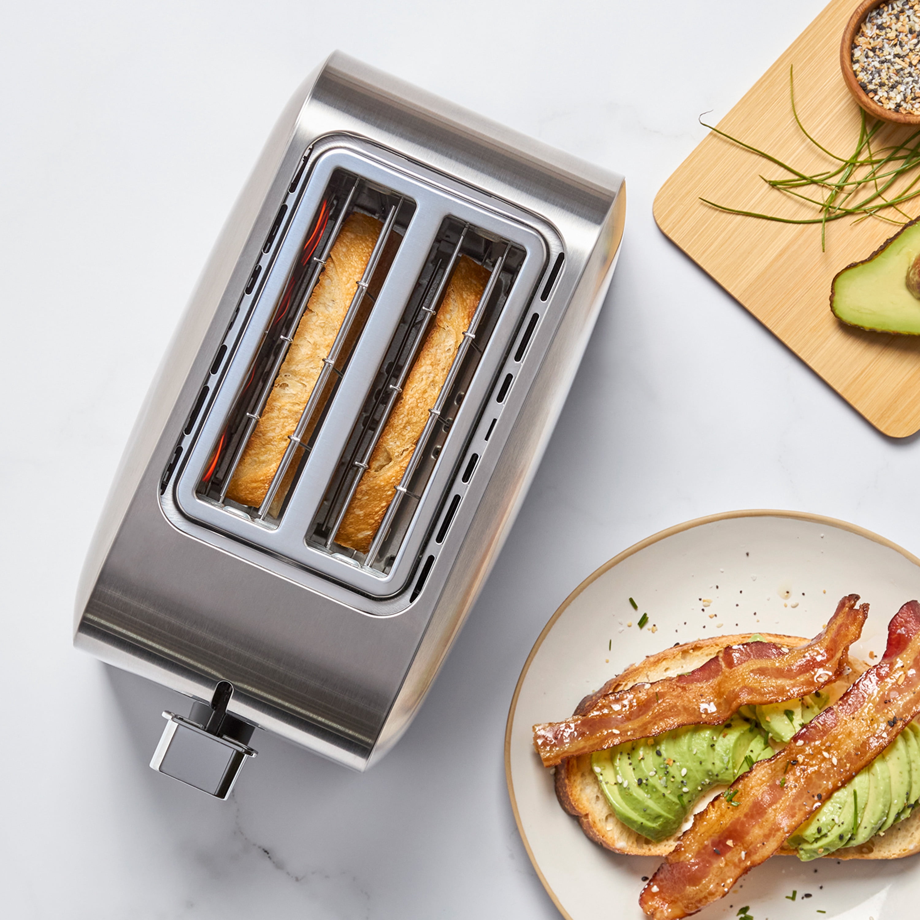 Grille-pain Oster à 2 tranches avec fentes extra larges