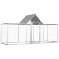 thumbnail image 1 of vidaXL Poulailler 3x1x1.5 m Acier Galvanisé, 1 of 4