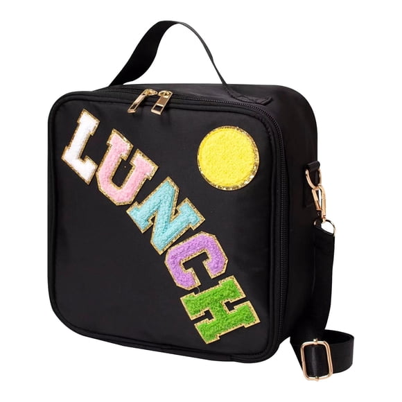 Cute Insulated Lunch Bag For Children Teenagers Girls Boys With Adjustable Shoulder Straps School Picnic Lunch Bag Reusable Bag Holder for Pantry Sandwich Wraps Reusable Silicone Storage Bags for Soup