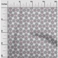 thumbnail image 1 of oneOone Cotton Poplin Fabric Peacock Feather Ikat Decor Fabric Printed BTY 56 Inch Wide, 1 of 4