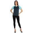 thumbnail image 2 of Inkmeso T-Shirt à Manches Courtes Uni pour Femmes Sportif Décontracté Basique, 2 of 7