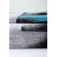 thumbnail image 4 of Empire Geometric Pattern Area Rug Carpet in Blue Grey, 7x10 (6'5" x 9'5", 200cm x 290cm), 4 of 5