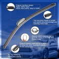 thumbnail image 3 of LAICAIW RAINTOK Windshield Wiper Blades Replacement for 2004 2005 2006 Lexus RX330 / 2007 2008 2009 Lexus RX350 / 2006 2007 2008 Lexus RX400h Front Rear Wipers Blade Set for My Car-26" 22" 14" (Pack, 3 of 6