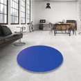 thumbnail image 4 of Ahgly Tapis Rectangulaire Lavable en Machine Bleu Ruban, 2 Pieds x 3 Pieds, 4 of 7