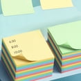 thumbnail image 1 of BUTASY Blocs-Notes 3x3 Po Autocollants pour Poteaux Super Adhérence Blocs Mémo Adhésif Fort 100 Feuilles/bloc, 1 of 6